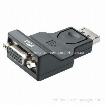 DisplayPort to VGA Converter, Supports Resolution with Pixel Rate up to 270MHz